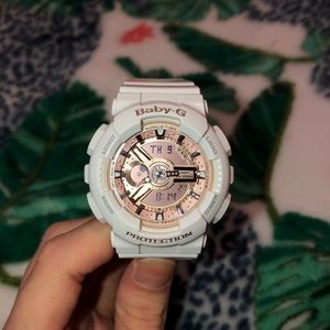 Rose Gold and White Baby-G!